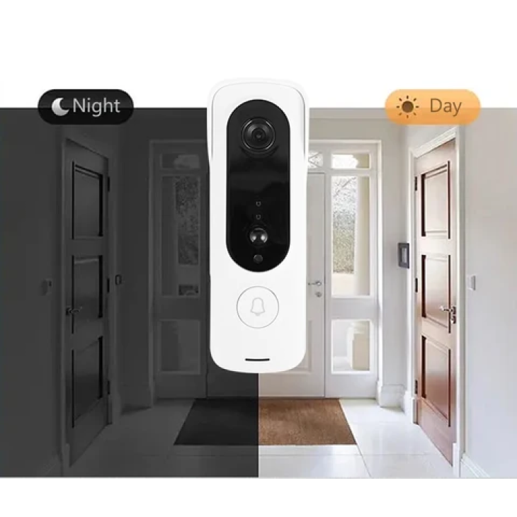 Intelligens csengő, ViewBest VR-TY20J, WIFI, 1080p, vezeték nélküli, éjjellátó, kompatibilis Android és IOS