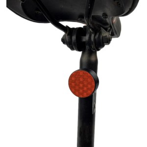 THD fényvisszaverő elem Apple Airtag tracker támogatással, kerékpárra rögzíthető, piros