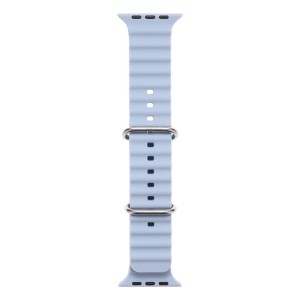 Okosóra szíj, THD, Ocean modell, kompatibilis: Apple Watch Ultra2 49 mm, Apple Watch 45 mm series 9, Apple Watch SE 44 mm, univerzális méret, égkék