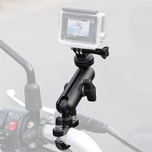 Surewo márkájú állítható rendszer a GoPro Hero 12 kamera motorkerékpárok, kerékpárok, robogók, ATV-k kormányára való rögzítéséhez