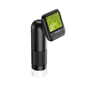 Hordozható mikroszkóp, Apexel MS008, digitális, maximális zoom 800x, ultrakönnyű, microSD 32Gb, fekete