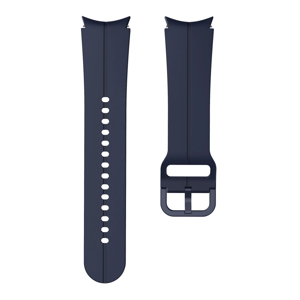 Szilikon szíj 20 mm THD Samsung Galaxy Watch 5 44 mm/40 mm és Samsung Galaxy Watch 5 Pro 45 mm, Dynamic Sport modellhez, sötétkék színű