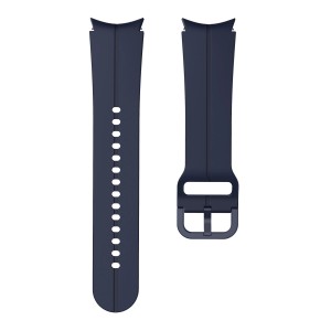 Szilikon szíj 20 mm THD Samsung Galaxy Watch 5 44 mm/40 mm és Samsung Galaxy Watch 5 Pro 45 mm, Dynamic Sport modellhez, sötétkék színű