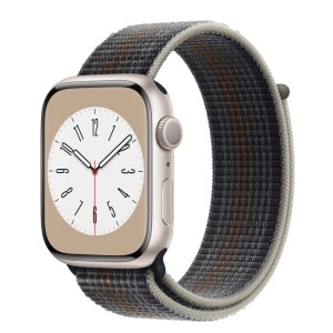 THD sporthurkos textil szíj Apple Watch 45 mm-es sorozat 8-hoz, univerzális méret, éjszürke