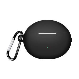 Huawei FreeBuds 5i vezeték nélküli sztereó fejhallgató védelmére szolgáló burkolat, fekete színű, akasztóval
