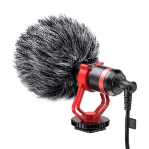 Sörétes mikrofon, Apexel, MIC-01, kompatibilis kamerákkal, okostelefonokkal