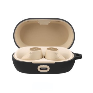 Huzat a Jabra Elite 7 Pro vezeték nélküli sztereó fejhallgató védelmére, fekete színű, akasztóval