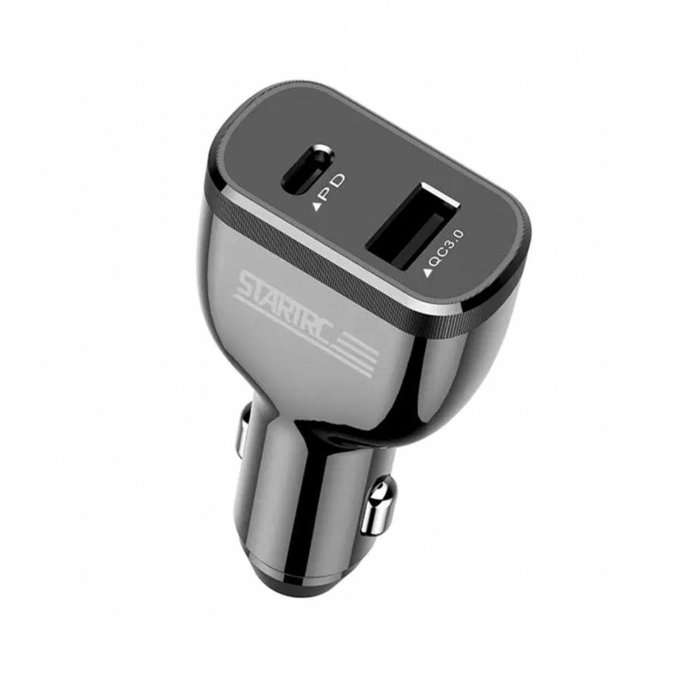 Autós töltő USBC-C, STARTRC, kompatibilis DJI Mavic 3, PD protokoll, teljesítmény 65W