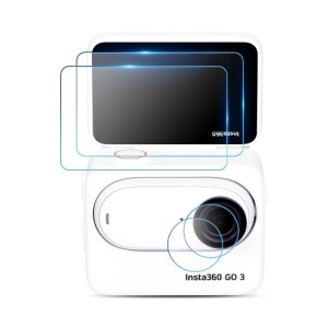Kijelzővédő üveg és STARTRC objektívkészlet, Insta360 GO 3 kamerához