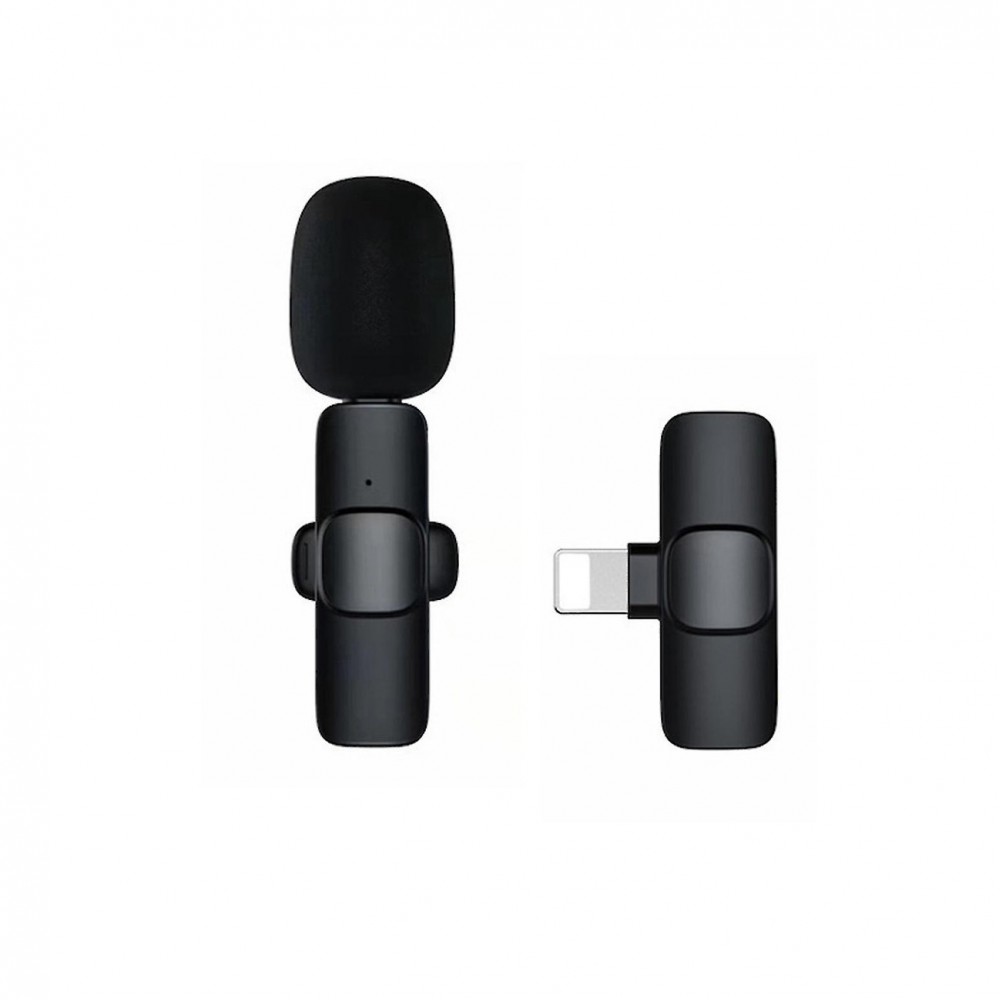 Lavalier mikrofon, Apexel, mindenirányú, vezeték nélküli, iPhone villámcsatlakozó