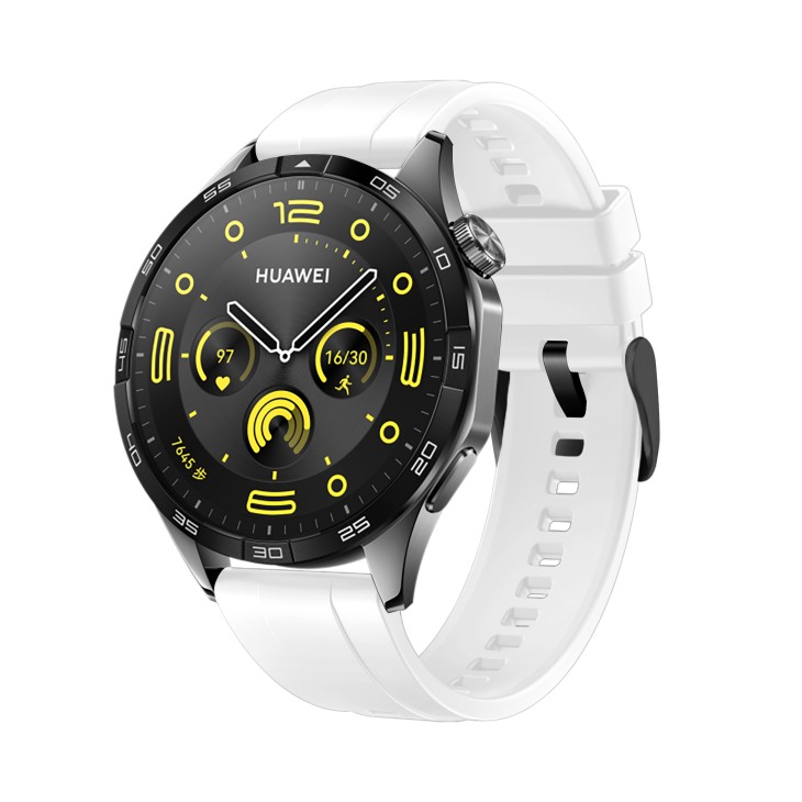 THD karkötő szíj Huawei Watch GT4 46 mm, Huawei Watch GT3 Pro, Huawei Watch GT3 46 mm, Fehér