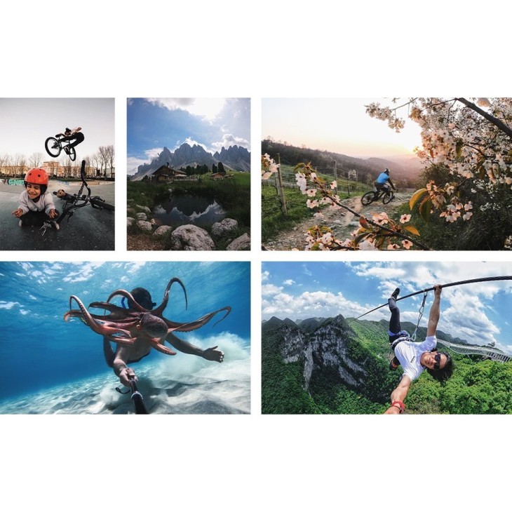 System 3 az 1-ben monopod, állvány, lebegő fogantyú, Telesin márka, sportkamerához GoPro Hero 10,9,8,7,6,5,4, SJCAM, DJI