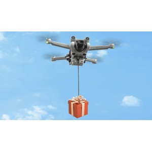 Futómű tehermentesítő rendszerrel DJI Mini 3 Pro drónhoz, LED lámpa
