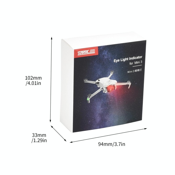 STARTRC elülső jelrendszer kompatibilis a DJI Mini 3/DJI Mini 3 Pro-val