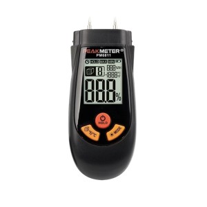 PEAKMETER PM6811 professzionális eszköz a fa nedvességtartalmának mérésére