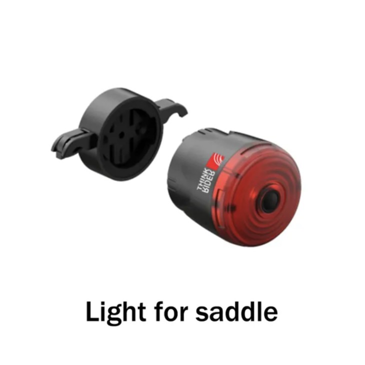 Kerékpár hátsó lámpa, ThinkRider, rögzítése, USB töltés, automatikus be/ki funkció és fékérzékelő