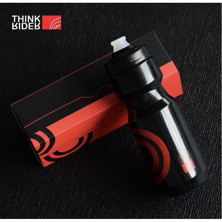 ThinkRider kerékpáros palack, nem mérgező, összenyomható kivitel, űrtartalom: 710 ml