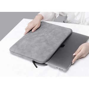 THD márkájú borítás, védelem és laptopszállítás Apple Macbook Air (M2) 13,6 hüvelykes és Apple Macbook Air (M1) 13,3 hüvelykes, szürke színű