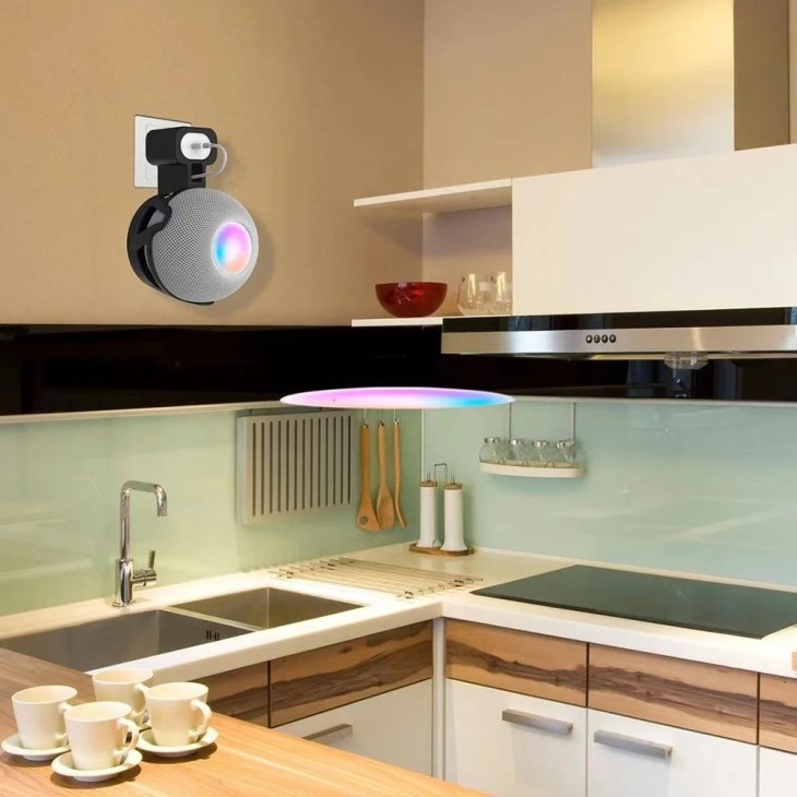 THD támogatás, az Apple Homepod Mini hangszóró falra rögzítése, fekete