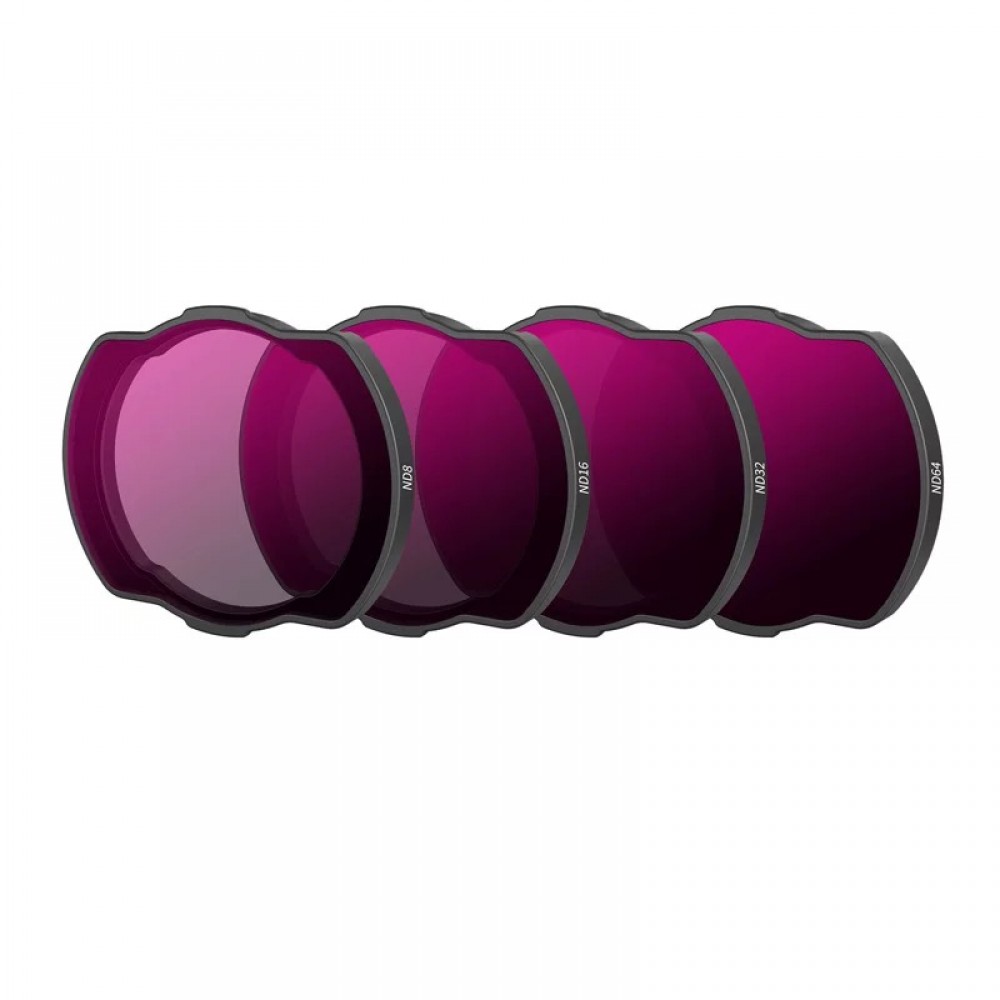 Professzionális készlet 4 szűrőből, STARTRC, kompatibilis a DJI Avata, ND8, ND16, ND32, ND64, alumínium kerettel