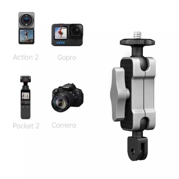 STARTRC multifunkcionális rendszer a GoPro, DJI Action, Insta 360 sportvideokamera, hidegcipő gömbcsukló, 1/4 csavar rögzítéséhez