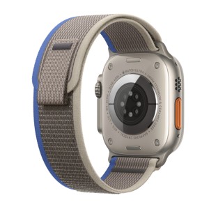 THD Trail Loop szíj, kompatibilis Apple Watch Ultra 49mm/Apple Watch 42/44/45mm, M/L méret, szürke szín