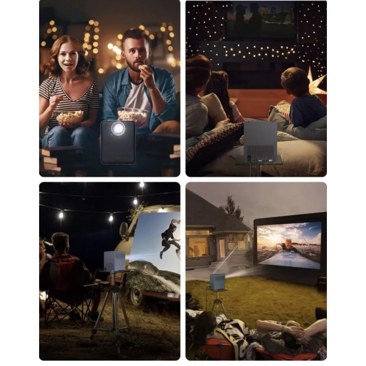 Videoprojektor Topleo i96 T3, Android 9.0, Google minősítés, beépített Chromecast, Full HD, WiFi, bluetooth, 150 ANSI