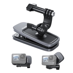 Telesin klipek a hátizsák hevedereinek rögzítéséhez, mágneses talp, kompatibilis GoPro Hero 11,10,9,8,7,6,5, DJI Osmo Action 3, Insta 360
