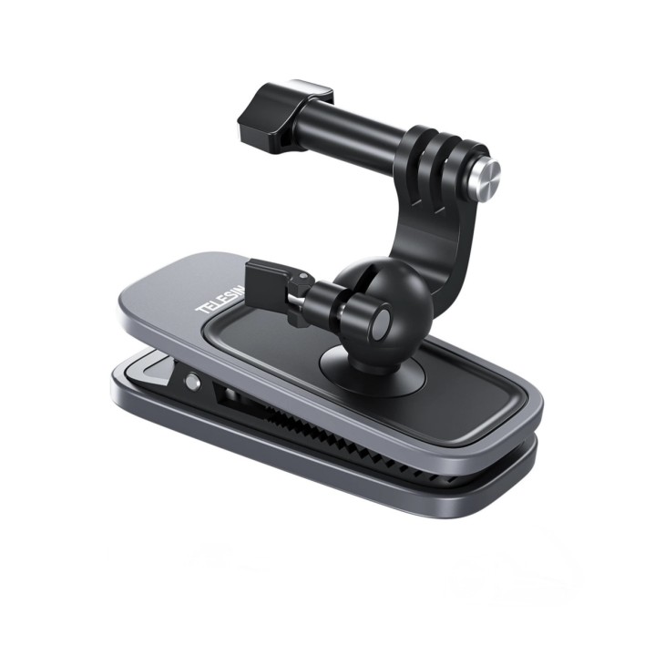 Telesin klipek a hátizsák hevedereinek rögzítéséhez, mágneses talp, kompatibilis GoPro Hero 11,10,9,8,7,6,5, DJI Osmo Action 3, Insta 360