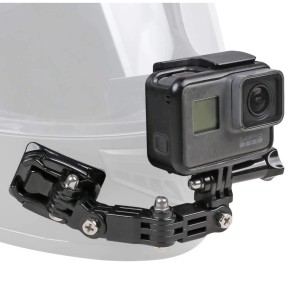 Surewo márkájú készlet a GoPro Hero 12/11/10/9/8/7/6/5 kamera motoros sisakra szereléséhez, fekete színű