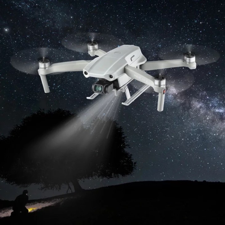 Összecsukható futómű, STARTRC márka, vezetővel a DJI Air 2 drón segédfényéhez