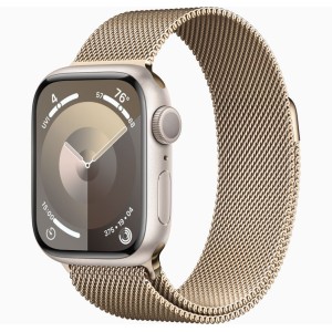 Milánói fém szíj, THD márka, kompatibilis Apple Watch 41 mm series 9, Apple Watch SE 40 mm, univerzális méret, arany