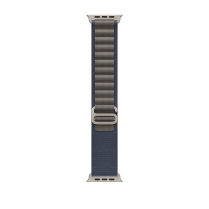 THD Alpine Loop szíj, kompatibilis Apple Watch Ultra2 49 mm, Apple Watch 45 mm, series 9, Apple Watch SE 44 mm, univerzális méret, kék/szürke szín