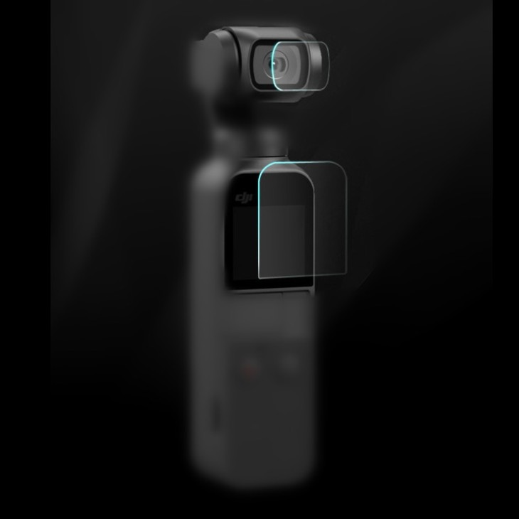 Surewo márkájú védőpalack készlet a DJI Osmo Pocket 2 kamera kijelzőjéhez és objektívjéhez