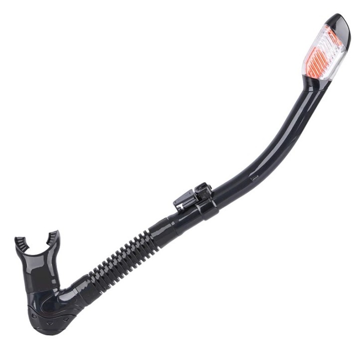 Aloma AM708 búvár- és szabadtüdős merülőkészlet, amely maszkból és csőből, kettős lencséből, GoPro-tartóból áll, fekete