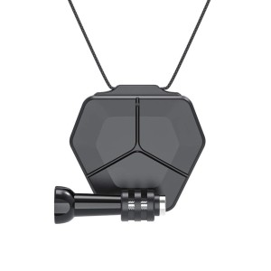 Surewo mágneses rendszer DJI Action 2, Action 1, GoPro Hero 12,11,10,9,8,7,6,5,4 kamerák ruhákhoz való rögzítéséhez, fekete