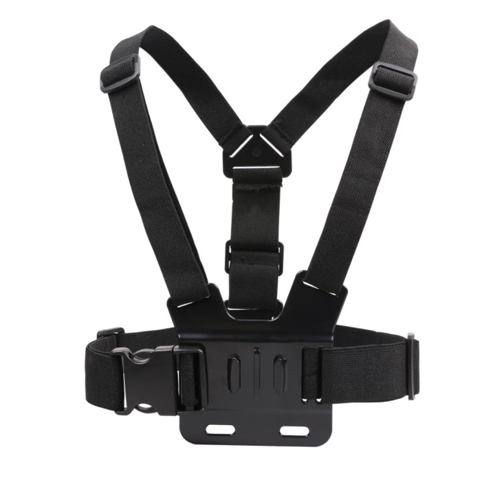 Surewo márkájú rendszer mellkasra szerelhető sportvideokamerákhoz GoPro Hero 12/11/10/9/8/7/6/5, DJI Osmo, Xiaomi, Akaso