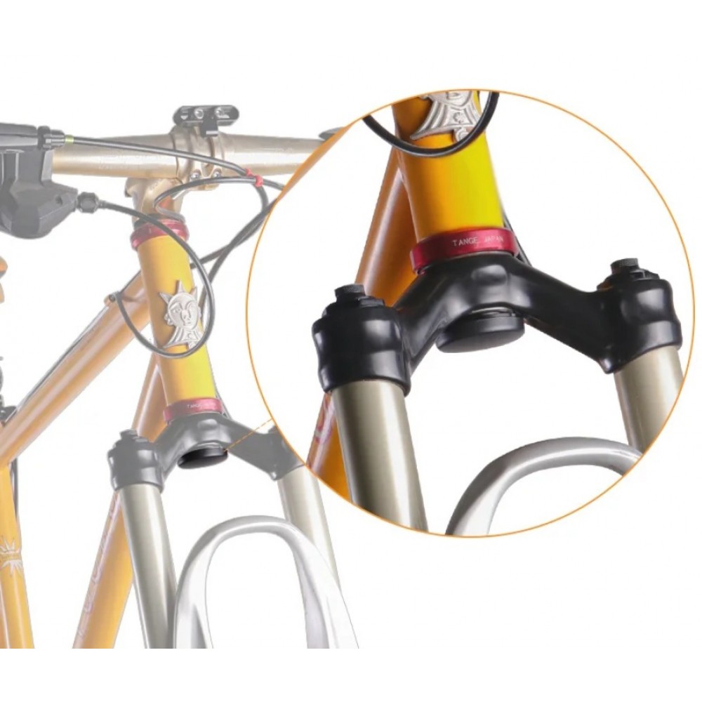 Airtag tracker rejtőrendszer, THD, a villában a kerékpárra rögzíthető, fekete