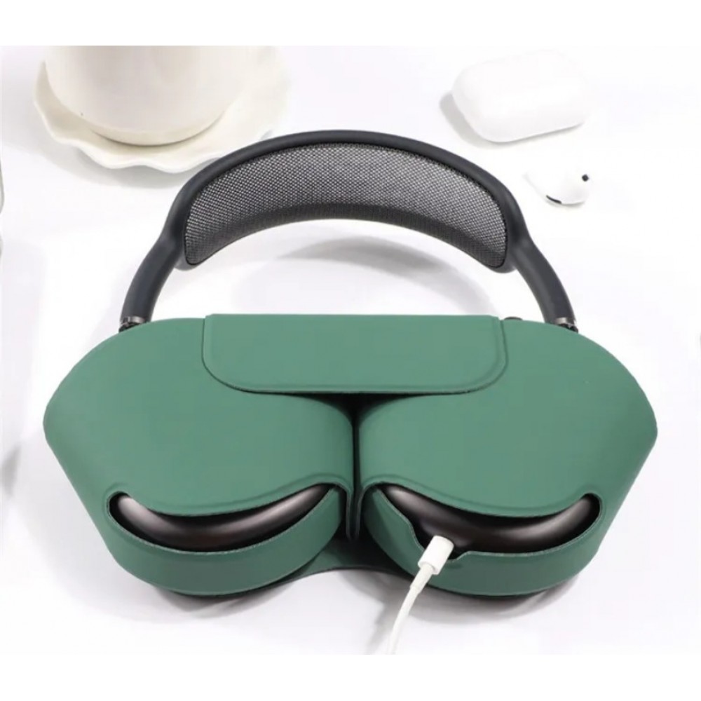 Airpods Max védőburkolat, THD márka, mágneses záródás, zöld