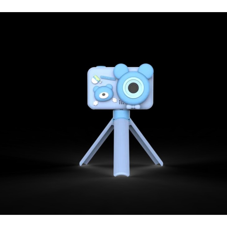 Digitális fényképezőgép gyerekeknek, THD D32, 8 megapixeles fotófelbontás, 720p videó, rózsaszín