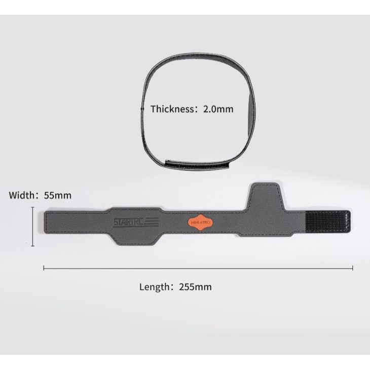 Légcsavar szíj, STARTRC, kompatibilis DJI Mini 4 Pro drónnal, fekete