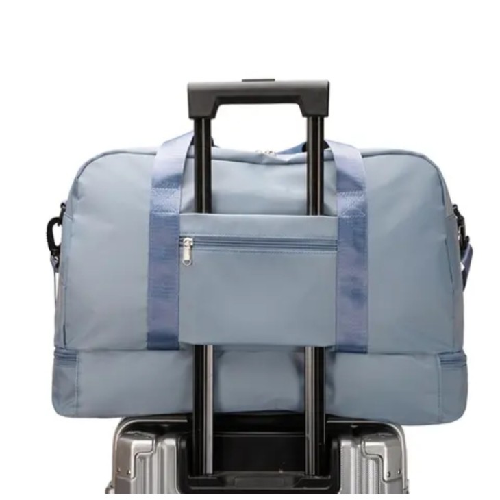 Többfunkciós utazó/sporttáska, TAIKESEN TR01, cipőrekesz, nylon szövet, 49 x 32 x 25 cm, kék