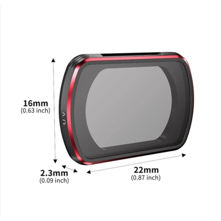 UV szűrő, STARTRC, kompatibilis a DJI Osmo Pocket 3 kamerával