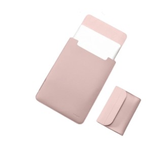 Térkép és minitáska THD márka, védelem és laptop szállítás Apple Macbook Pro (M3) 14 hüvelykes, Apple Macbook Pro (M2) 13,3 hüvelykes és Apple Macbook Air (M2) 13,6 hüvelykes, ökológiai bőr, szürke