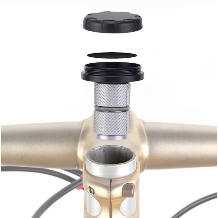 Airtag, THD tracker fém rejtőrendszer, a villában vagy a kormányban rögzíthető a kerékpárhoz