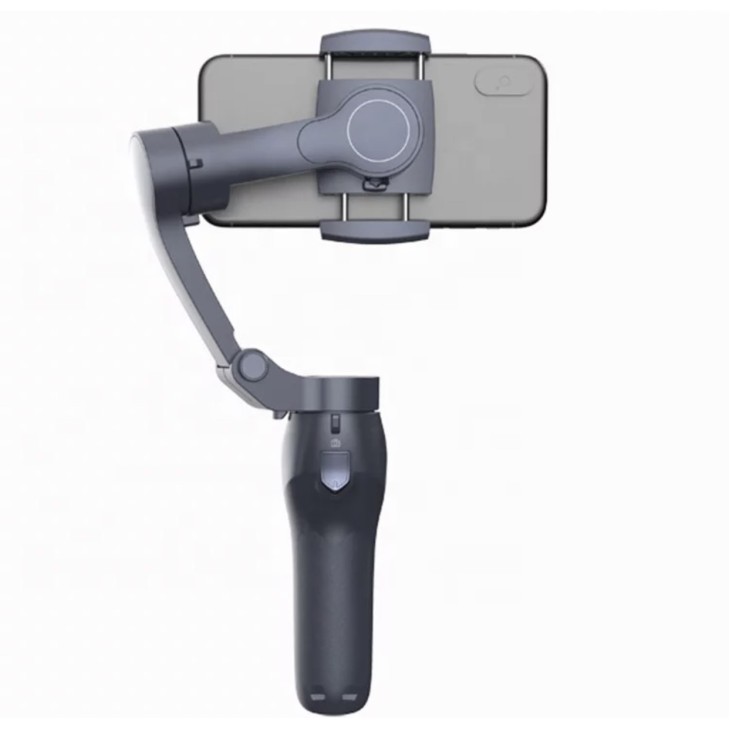 3 tengelyes gimbal stabilizáló rendszer, összecsukható, L7B modell iPhone, Samsung, Huawei, Xiaomi, Gopro készülékekhez, arckövetéssel