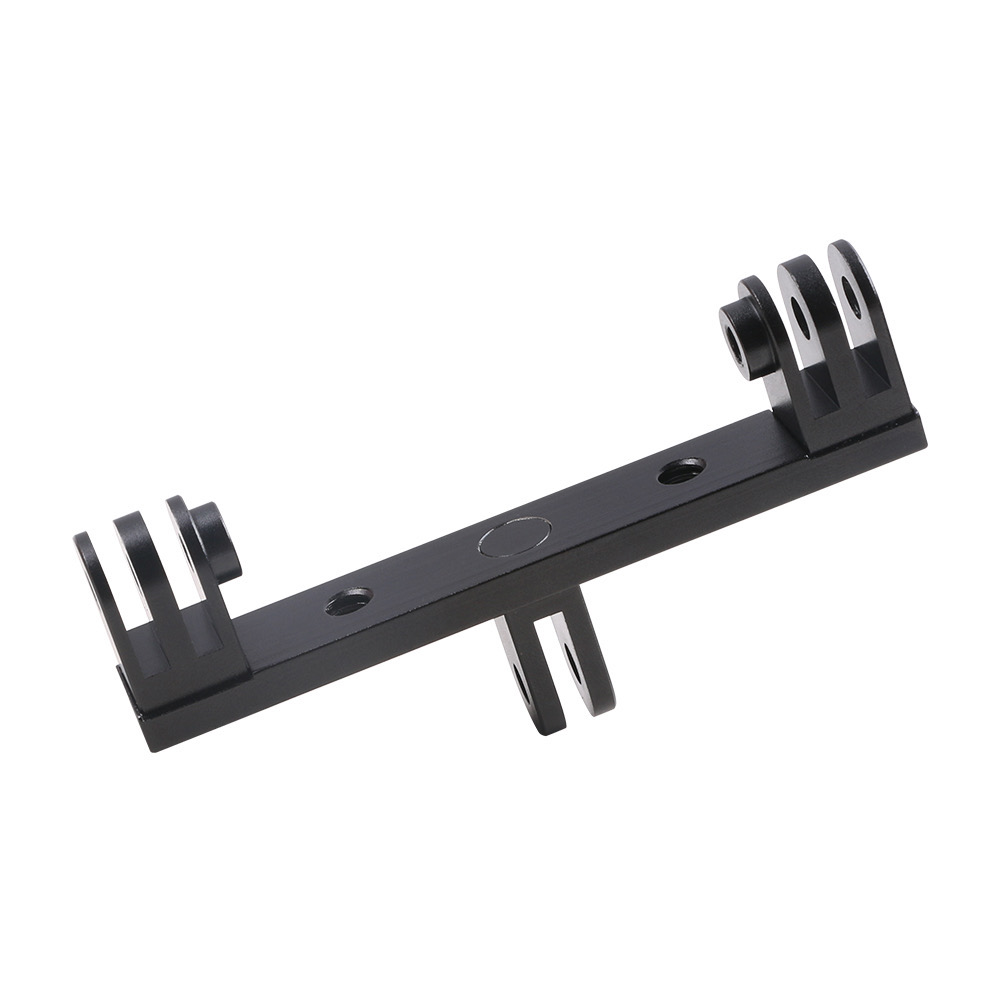 Kettős alumínium rögzítési rendszer sportkamerákhoz GoPro Hero 12, 11, 10, 9, 8, 7, 6 DJI Osmo Action, SJCAM és egyéb tartozékok