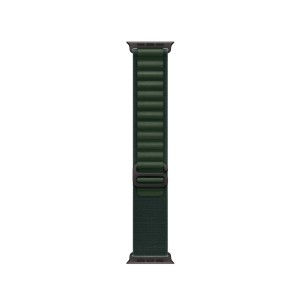 Okosóra szíj, THD, Alpine Loop, Apple Watch Ultra2 49 mm, Apple Watch 46 mm sorozat 10, univerzális méret, fekete csat, Forest Green
