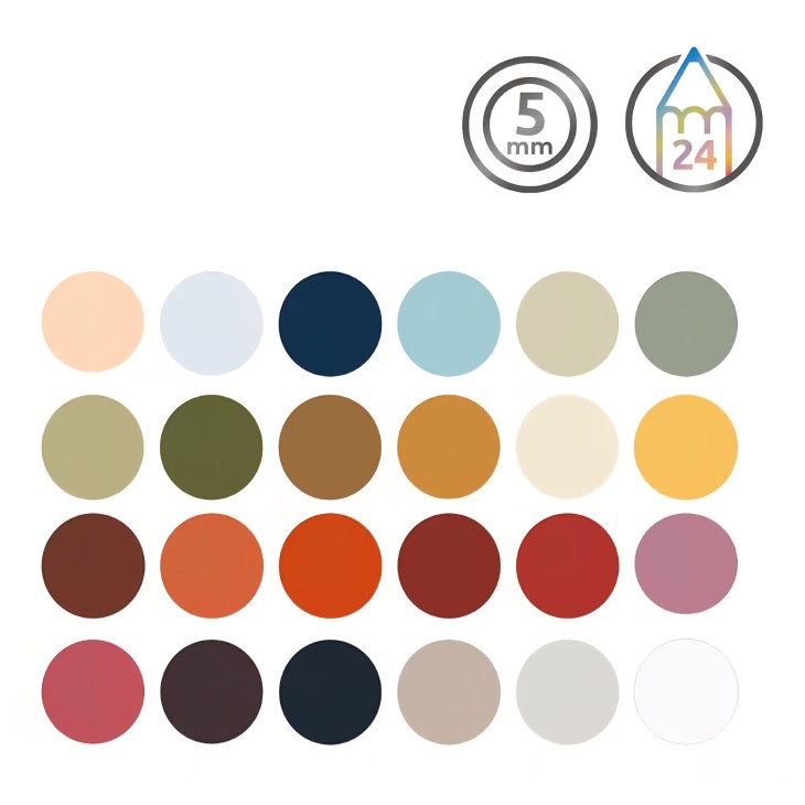 24 db-os Derwent Drawing professzionális színes ceruza készlet, fémdoboz, intenzív színek, puha bél művészi rajzoláshoz és satírozáshoz