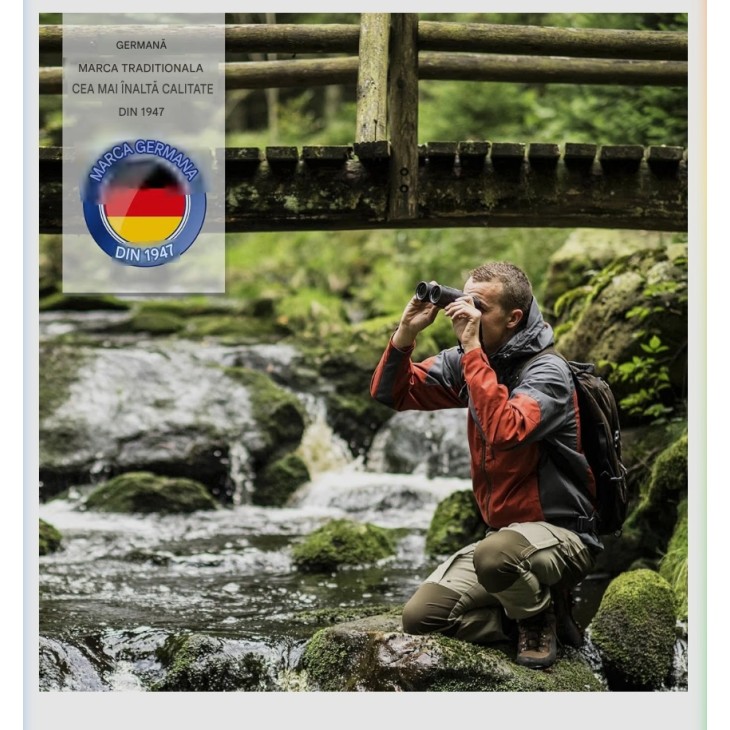 Professzionális távcső, Steiner Safari UltraSharp 10x42, Tiszta kép és nagy kontraszt, UltraSharp optika, Vízálló, Robusztus, Utazáshoz, Túrázáshoz, Koncertekhez, Sporthoz és Természethez, Szállítás 7-9 Napon belül